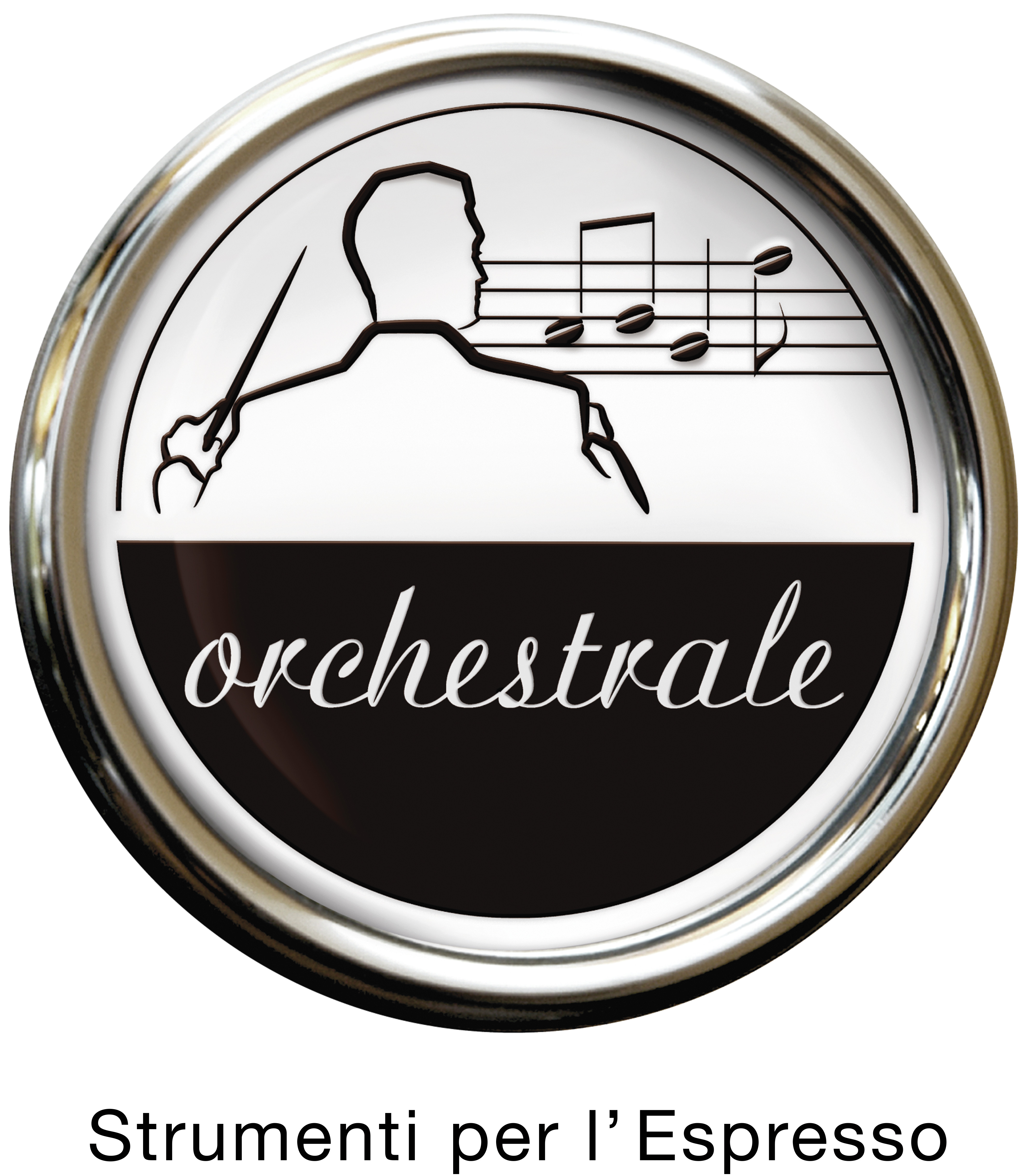 Logo Orchestrale Trasparent Background - Black Words